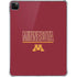 University of Minnesota Athletic Text iPad Pro 11in (2024) Clear Case