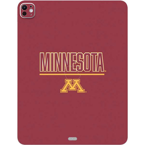 University of Minnesota Athletic Text iPad Pro 13in M4 (2024) Skin