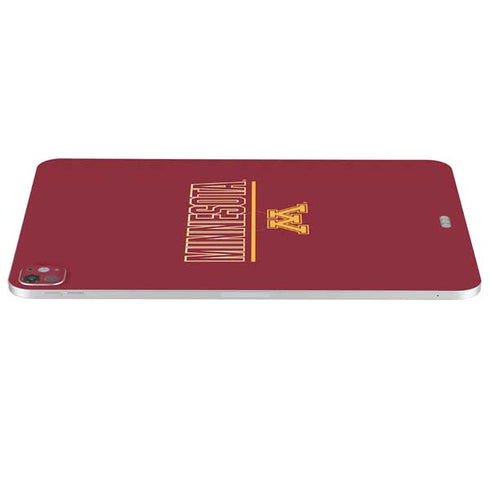 University of Minnesota Athletic Text iPad Pro 13in M4 (2024) Skin