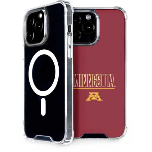 University of Minnesota Athletic Text iPhone Cases