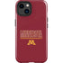 University of Minnesota Athletic Text iPhone 15 Impact Case