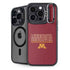 University of Minnesota Athletic Text iPhone 15 Pro Kickstand Case