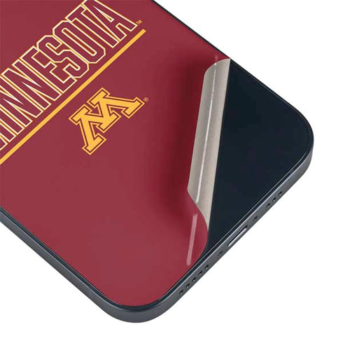 University of Minnesota Athletic Text iPhone 15 Skin