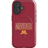 University of Minnesota Athletic Text iPhone 16 Magsafe Impact Case