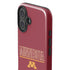 University of Minnesota Athletic Text iPhone 16 Plus Impact Case