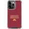 University of Minnesota Athletic Text iPhone 16 Pro Clear Case