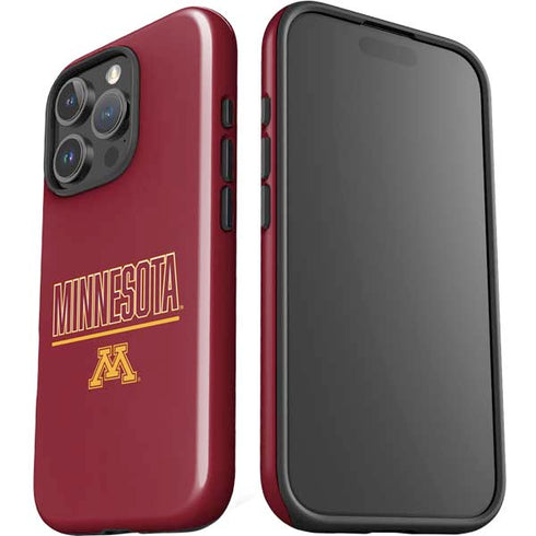 University of Minnesota Athletic Text iPhone 16 Pro Impact Case