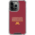 University of Minnesota Athletic Text iPhone 16 Pro Max Clear Case