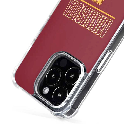 University of Minnesota Athletic Text iPhone 16 Pro Max MagSafe Case