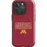University of Minnesota Athletic Text iPhone 16 Pro Max Magsafe Impact Case