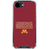 University of Minnesota Athletic Text iPhone 16e Clear Case