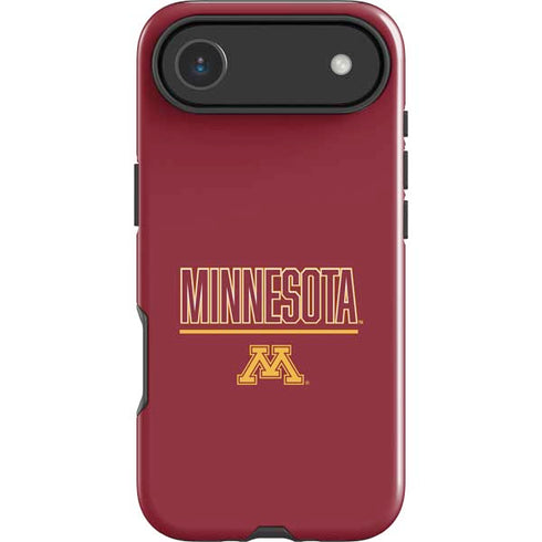 University of Minnesota Athletic Text iPhone 17 Air Impact Case
