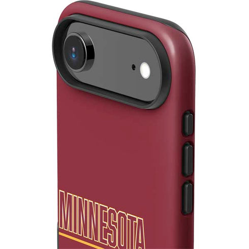 University of Minnesota Athletic Text iPhone 17 Air Impact Case