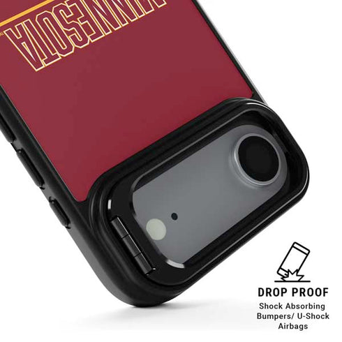 University of Minnesota Athletic Text iPhone 17 Air Kickstand Case