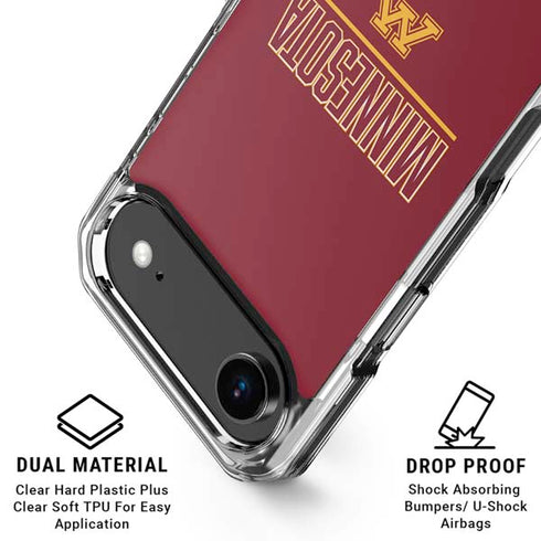 University of Minnesota Athletic Text iPhone 17 Air MagSafe Case