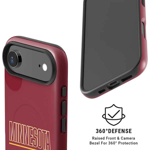 University of Minnesota Athletic Text iPhone 17 Air Magsafe Impact Case