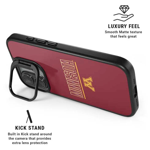 University of Minnesota Athletic Text iPhone 17 Kickstand Case