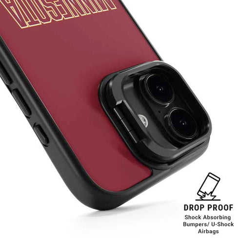 University of Minnesota Athletic Text iPhone 17 Kickstand Case