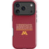University of Minnesota Athletic Text iPhone 17 Pro Impact Case