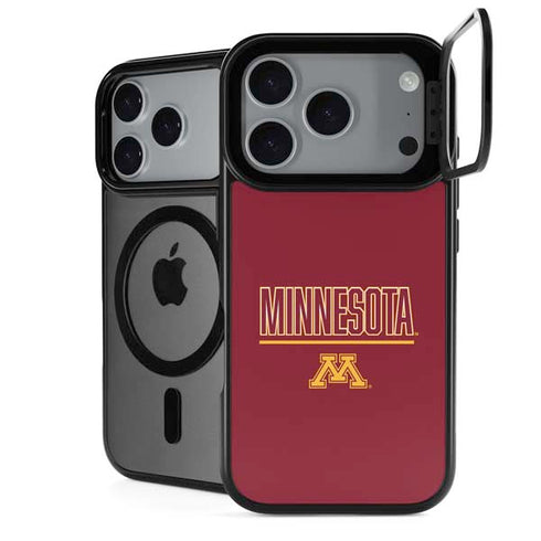 University of Minnesota Athletic Text iPhone 17 Pro Max Kickstand Case