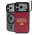 University of Minnesota Athletic Text iPhone 17 Pro Max Kickstand Case