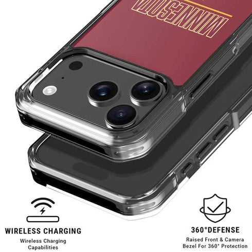 University of Minnesota Athletic Text iPhone 17 Pro Max MagSafe Case