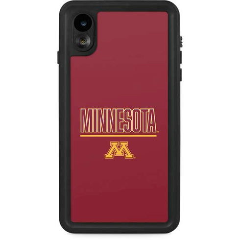 University of Minnesota Athletic Text iPhone Cases