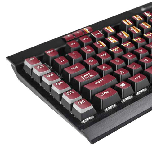 University of Minnesota Athletic Text K95 RGB PLATINUM Mechanical Gaming Keyboard Skin