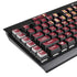 University of Minnesota Athletic Text K95 RGB PLATINUM Mechanical Gaming Keyboard Skin