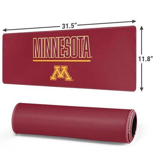 University of Minnesota Athletic Text Gaming Mouse Pad