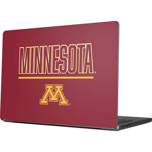 University of Minnesota Athletic Text Apple MacBook Pro 14-inch Skin