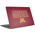 University of Minnesota Athletic Text MacBook Skins