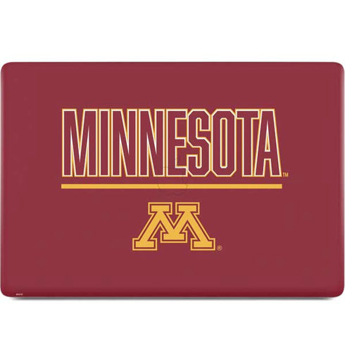 University of Minnesota Athletic Text MacBook Skins