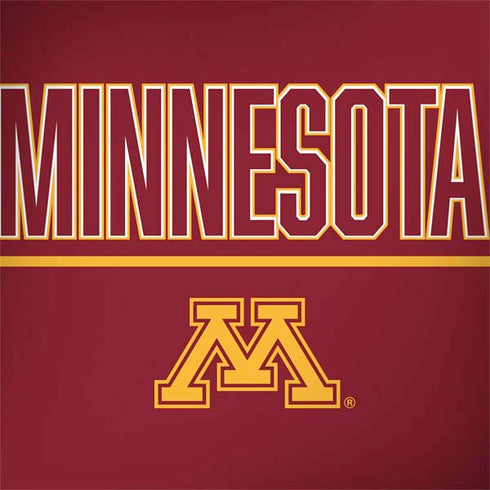 University of Minnesota Athletic Text MacBook Skins