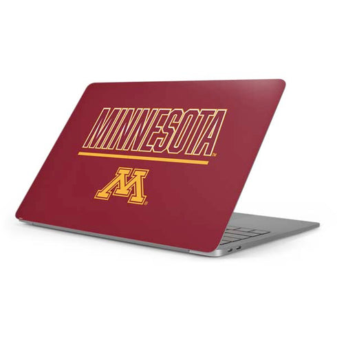 University of Minnesota Athletic Text Apple MacBook Pro 16-inch Skin