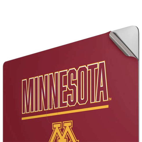 University of Minnesota Athletic Text Apple MacBook Pro 16-inch Skin