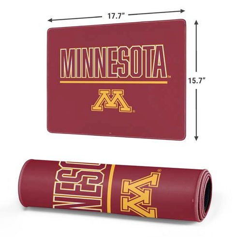 University of Minnesota Athletic Text Gaming Mouse Pad