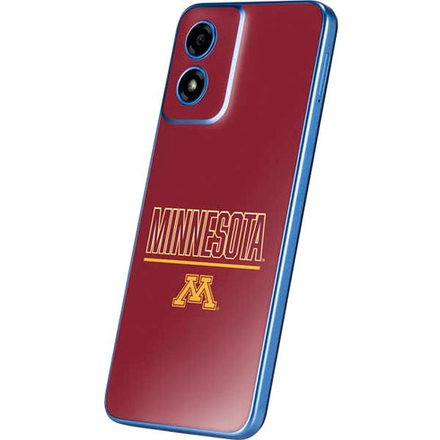 University of Minnesota Athletic Text Moto G Play 4G (2024) Skin