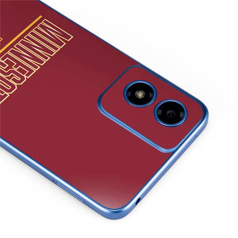 University of Minnesota Athletic Text Moto G Play 4G (2024) Skin