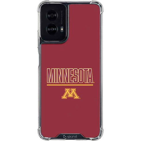 University of Minnesota Athletic Text Moto G Power 5G (2024) Clear Case