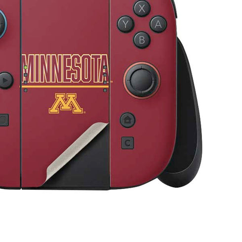 University of Minnesota Athletic Text Nintendo Switch 2 (2025) Joy-Con Controller Skin