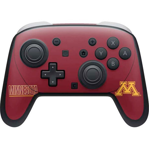 University of Minnesota Athletic Text Nintendo Skins