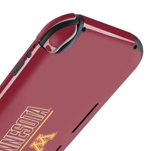 University of Minnesota Athletic Text Nintendo Switch Lite Skin