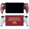 University of Minnesota Athletic Text PlayStation Portal Remote Player Skin