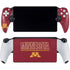 University of Minnesota Athletic Text PlayStation Portal Remote Player Skin
