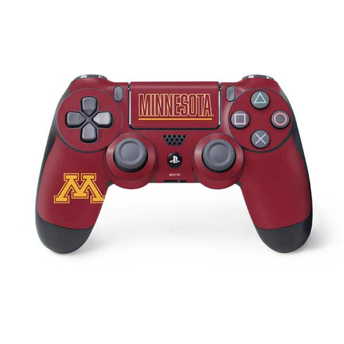 University of Minnesota Athletic Text PlayStation PS4 Skins