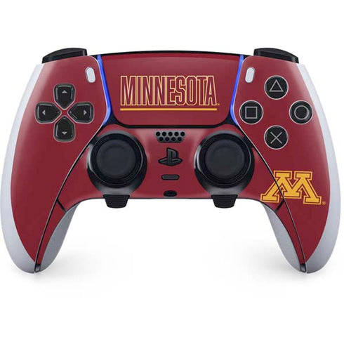 University of Minnesota Athletic Text PS5 DualSense Edge Pro Controller Skin