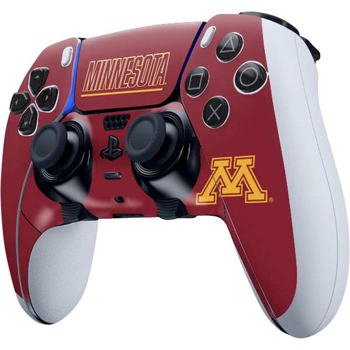University of Minnesota Athletic Text PS5 DualSense Edge Pro Controller Skin