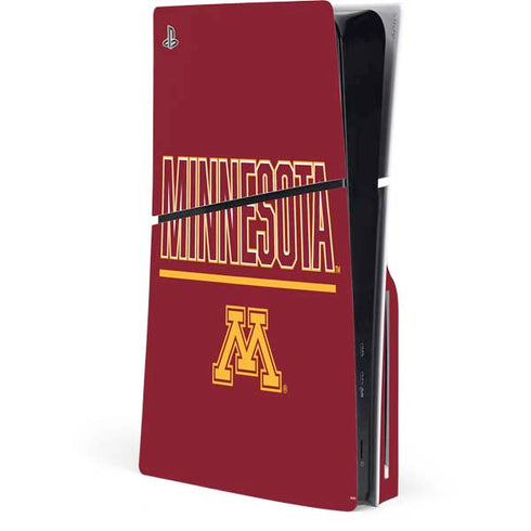 University of Minnesota Athletic Text PlayStation PS5 Skins