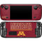 University of Minnesota Athletic Text Steam Deck Handheld Gaming Computer OLED Skin